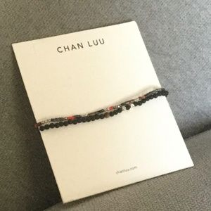 BRAND NEW Chan Luu 7” Adjustable Onyx Two Strand Bracelet